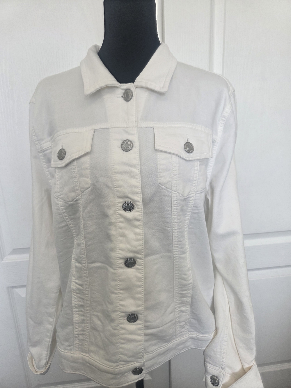 Buffalo David Bitton White Women's Denim Jacket